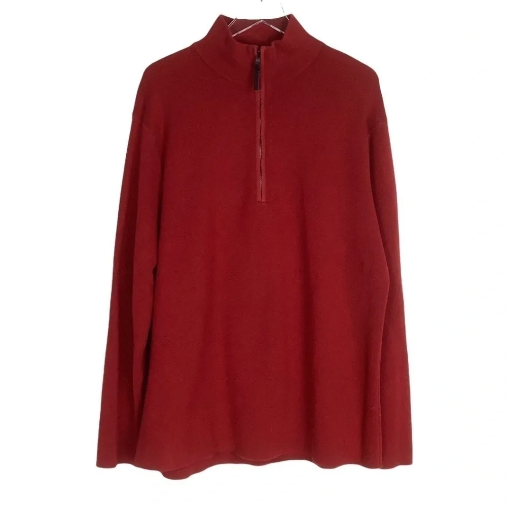 Vintage‎ Banana Republic Wool Blend Quarter Zip Up Sweater XXL
